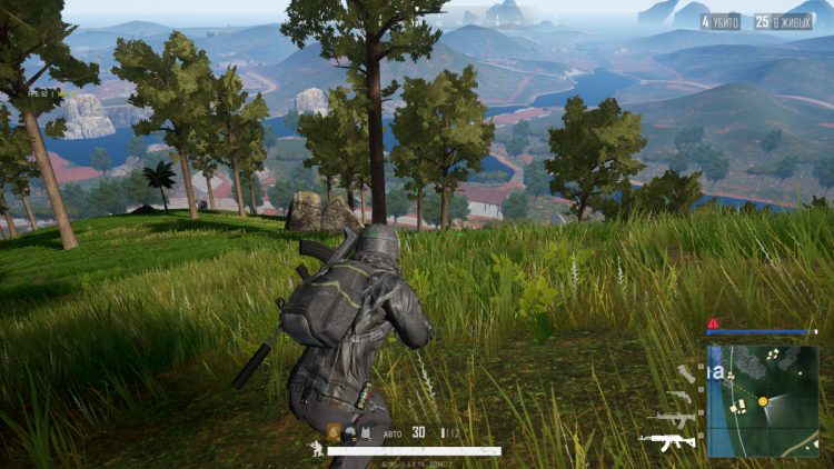 Держаться около границ безопасной зоны