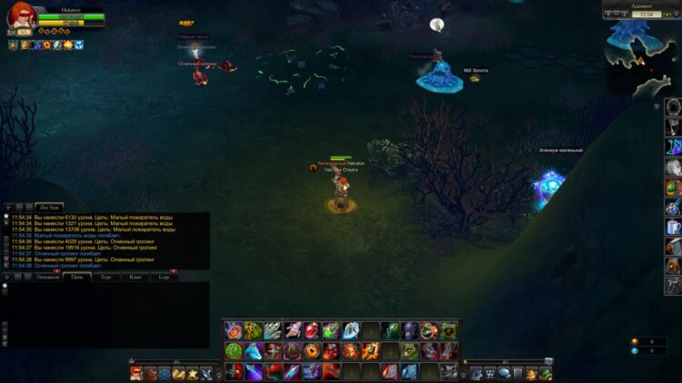 Фарм в Элениумных Пещерах