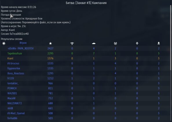 Пример боя на низких рангах без доната