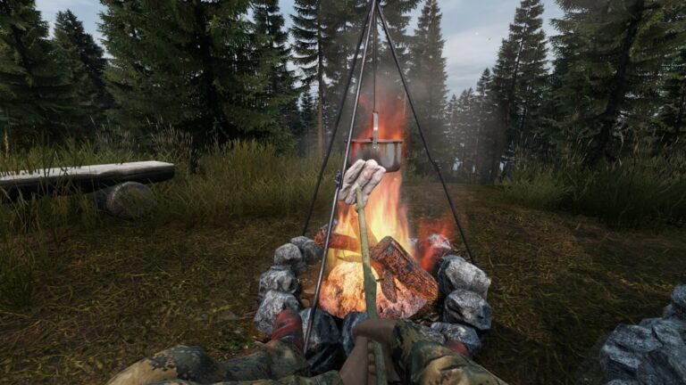 Как убрать костер в dayz