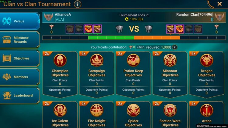 Награды клановых турниров