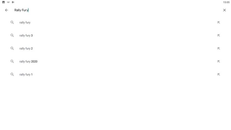 Найдите игру через поиск