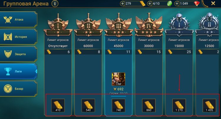 Недельные награды Лиг