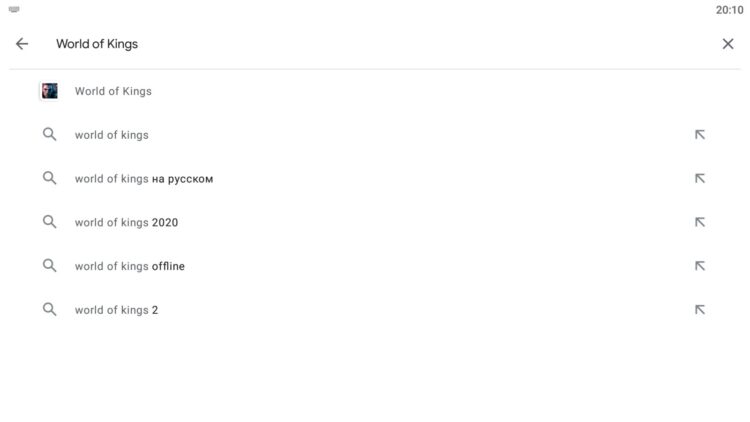Запустите Google Play Store и найдите игру через поиск