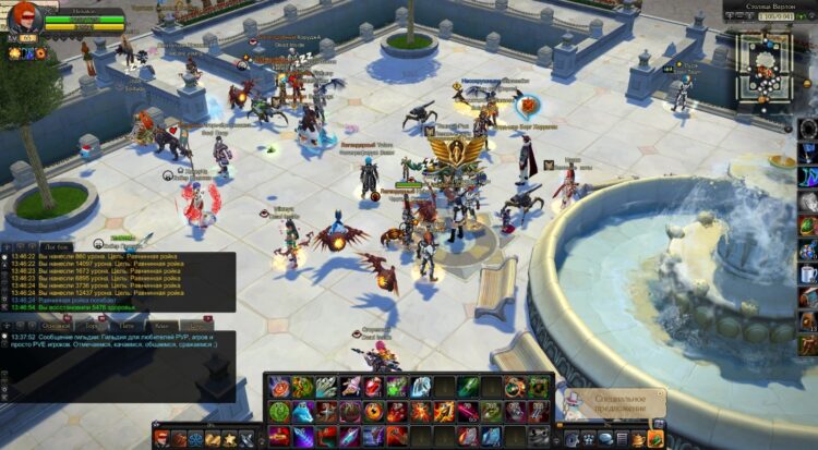 Фонтан в Столице - туса всех задротов (день)