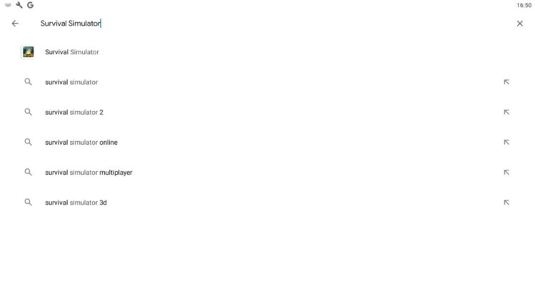 Найдите игру через поиск