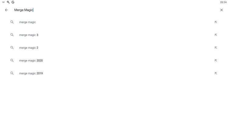 Найдите игру через поиск в Play Store