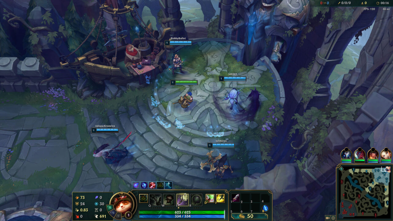 league of legends как играть в лесу