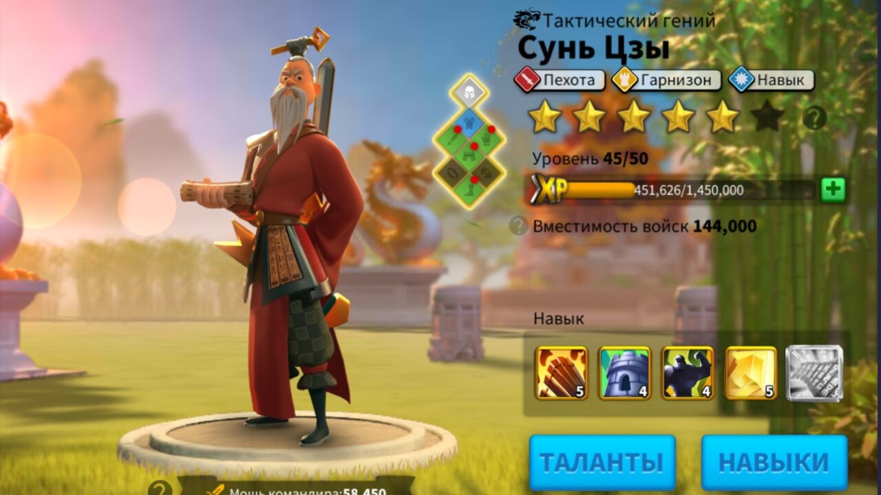 Сунь Цзы в Rise of Kingdoms
