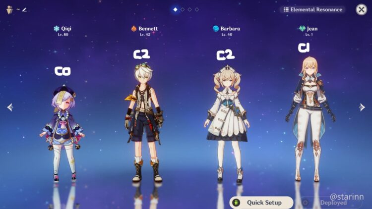 отряд в Genshin Impact