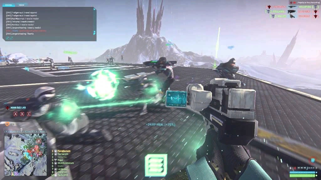 Медик в Planetside 2