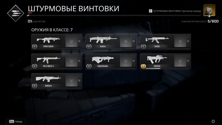 Штурмовые винтовки