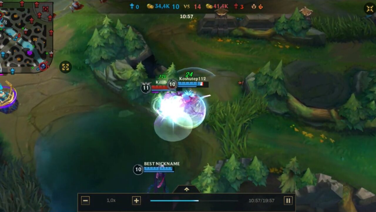 Диана в League of Legends: Wild Rift