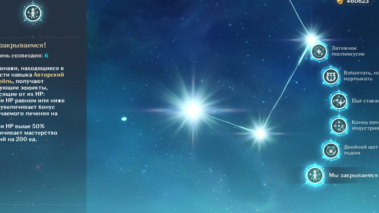 Мы закрываемся! Очень сильное созвездие