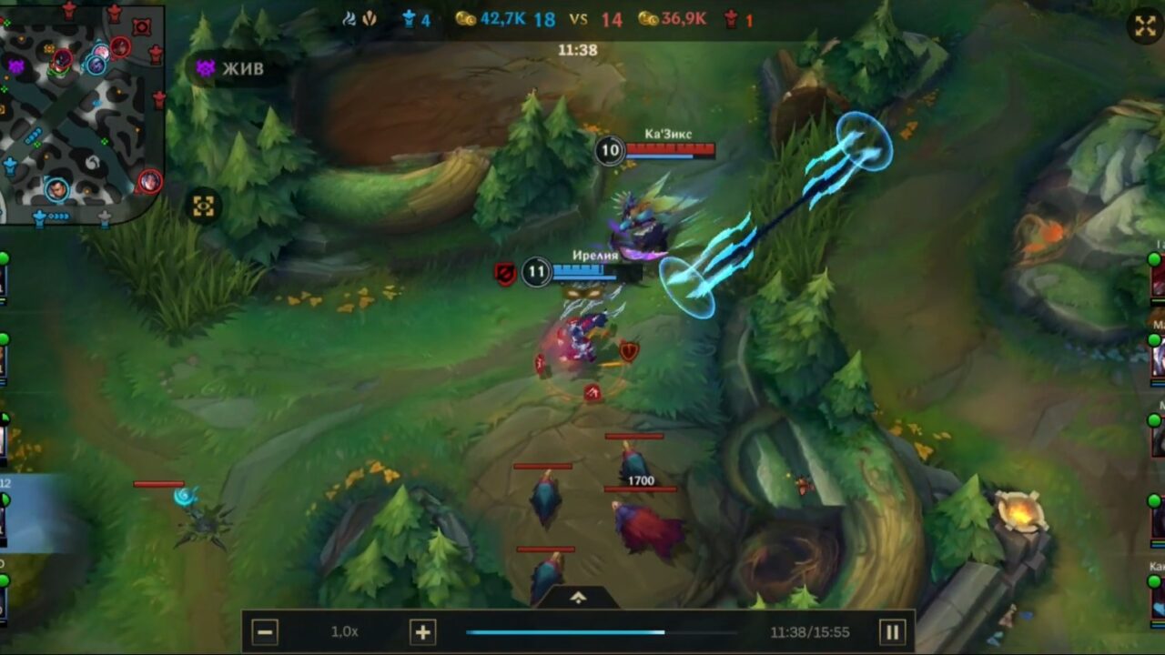 Ирелия в League of Legends: Wild Rift