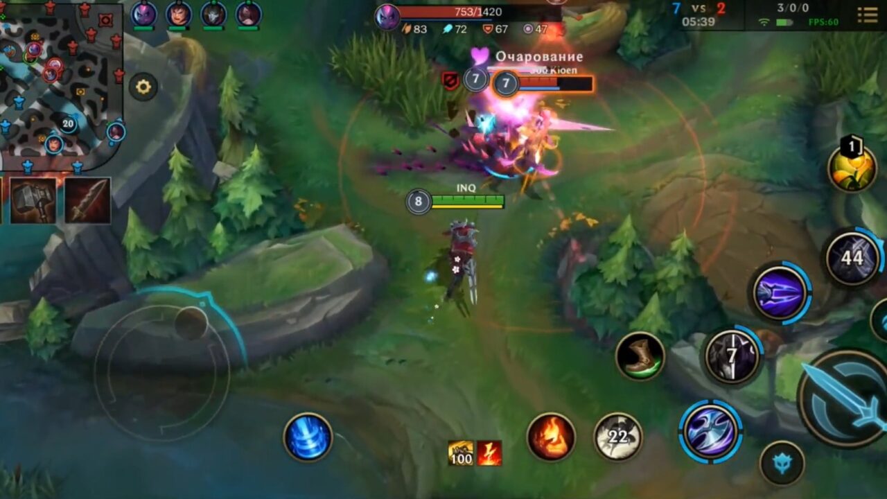 Зед в League of Legends: Wild Rift