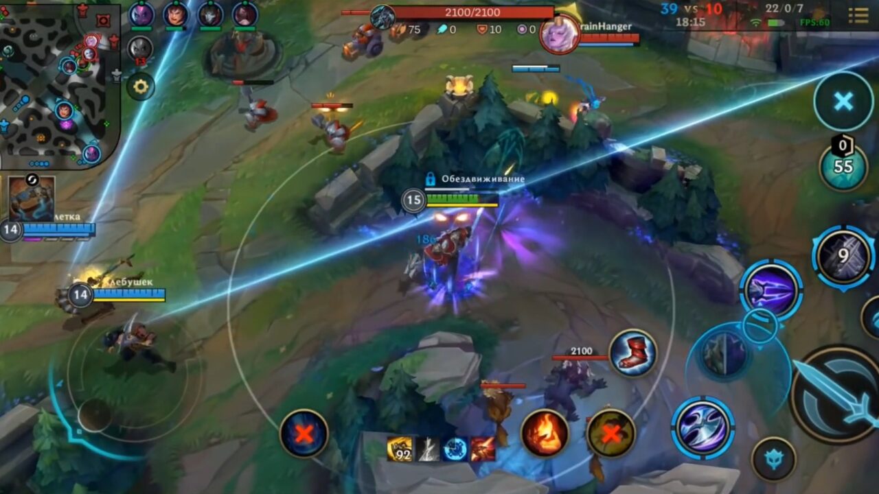 Зед в League of Legends: Wild Rift