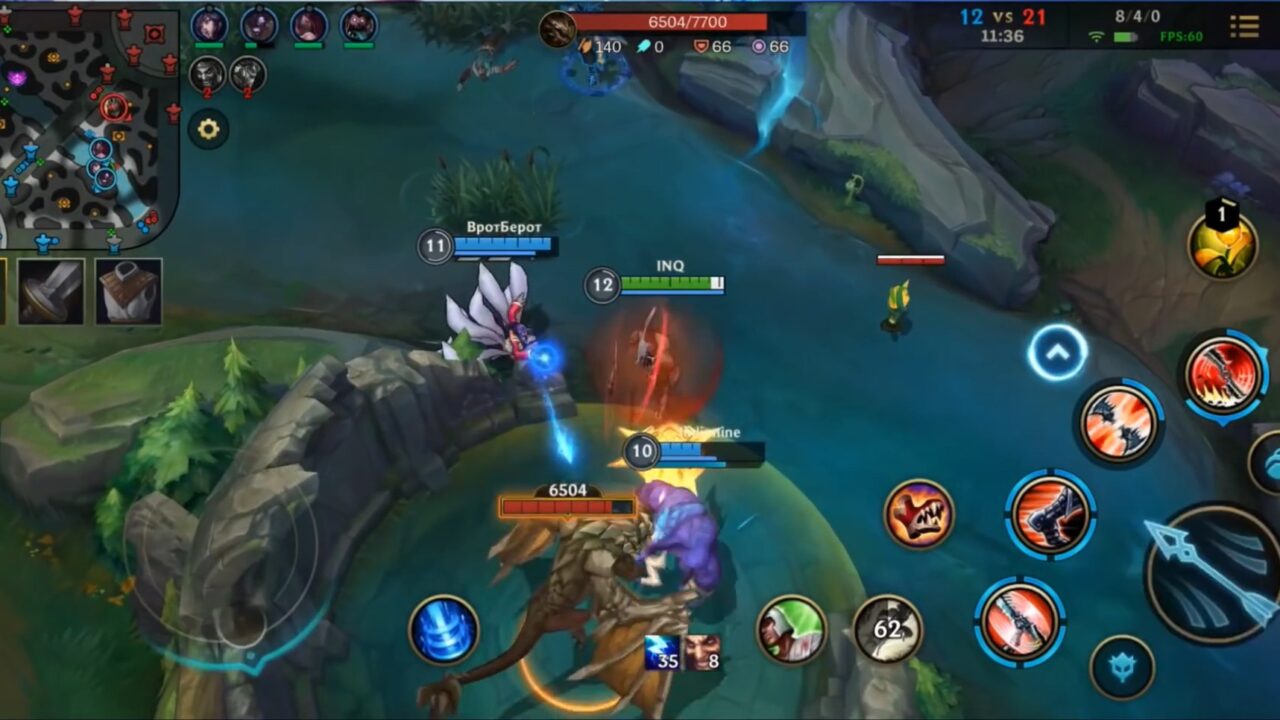 Дрейвен в League of Legends: Wild Rift