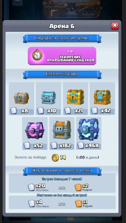 Арена 6 в Clash Royale