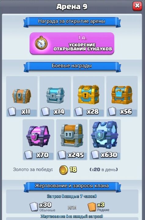 Арена 9 в Clash Royale