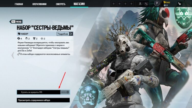 Купить за кредиты R6